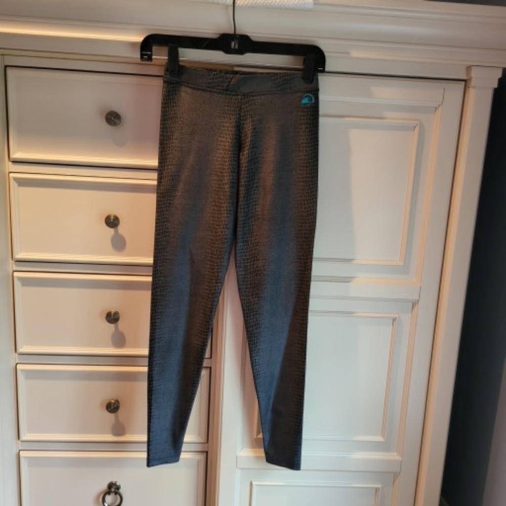 Body Rio Black and Gray Leggings Size OS